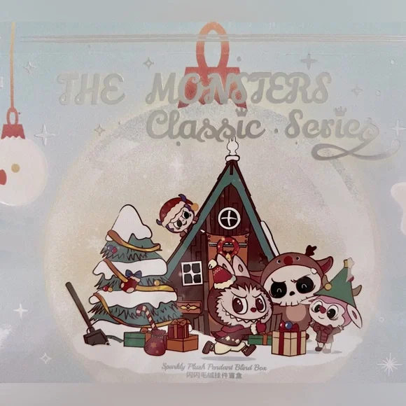 Whole set- THE MONSTERS Classic Series Sparkly Plush Pendant Blind Boxes POPMART